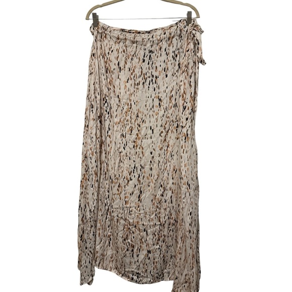 Grade & Gather Abstract Print Wrap Skirt – Size Small - Picture 2 of 4